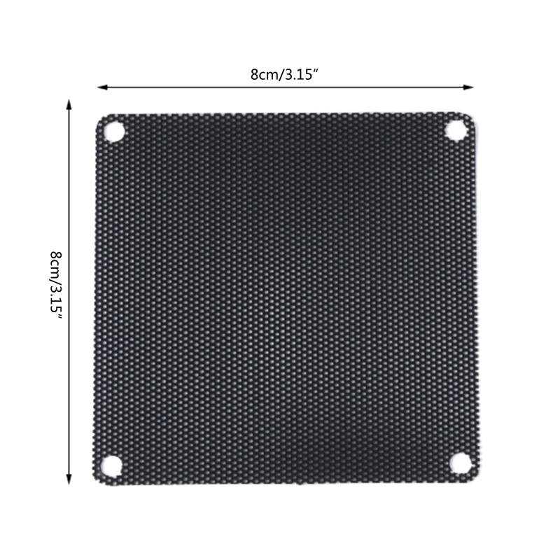 Vivi 3 / 4 / 5 / 6 / 7 / 8 / 9 / 12 / 14cm Cover Pelindung Debu Bahan PVC Mesh Magnetik Untuk Komputer PC