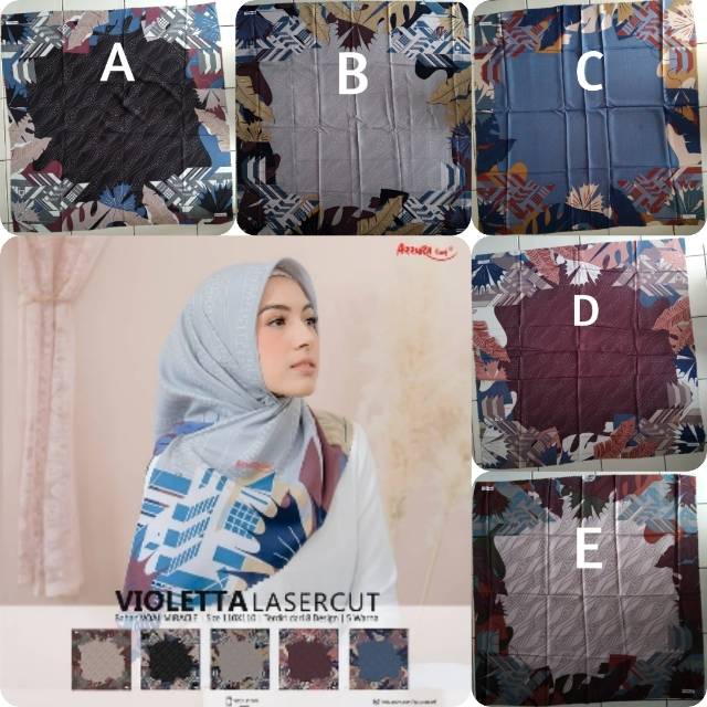 VIOLETTA LASERCUT SG4 BY AZZURA SCARF