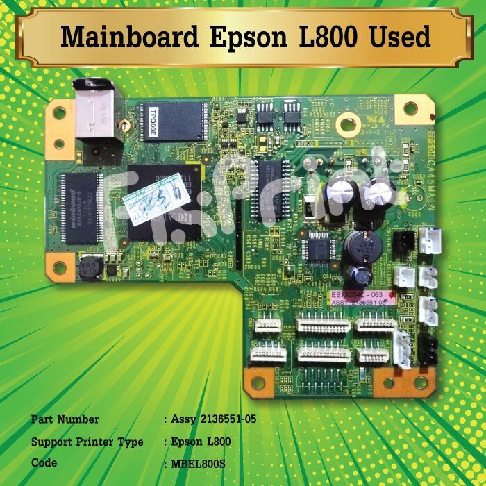 Mainboard Motherboard Epson R270 Chipless Upgrade L800, R270 to L800