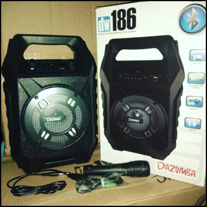 Speaker Aktif Portable Bluetooth And Radio Dazumba Dw186 - Dazumba 186