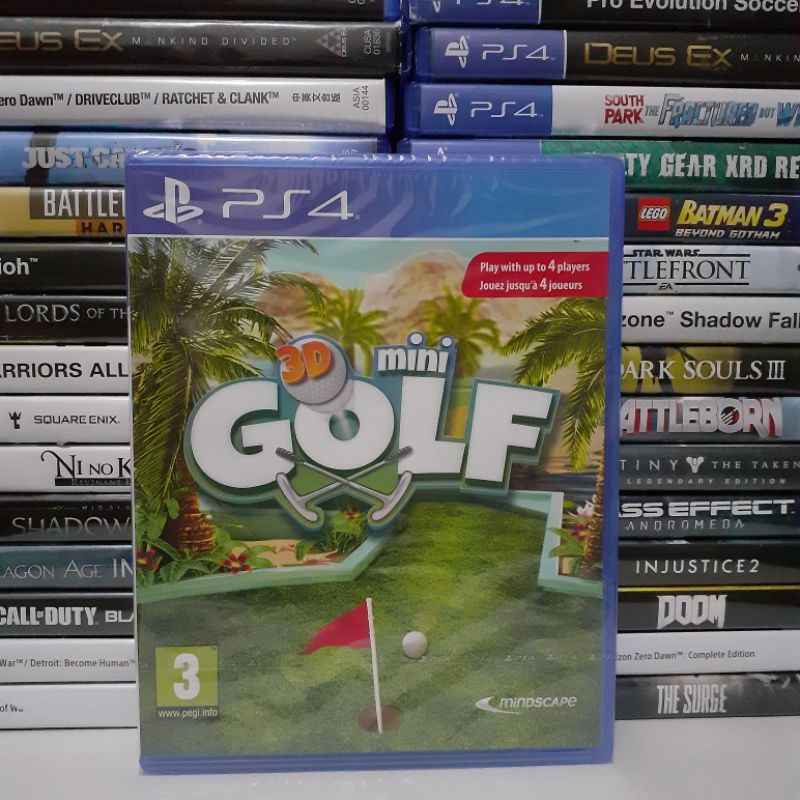 Kaset BD Game PS4 Ori Baru 3D Mini Golf Reg 2