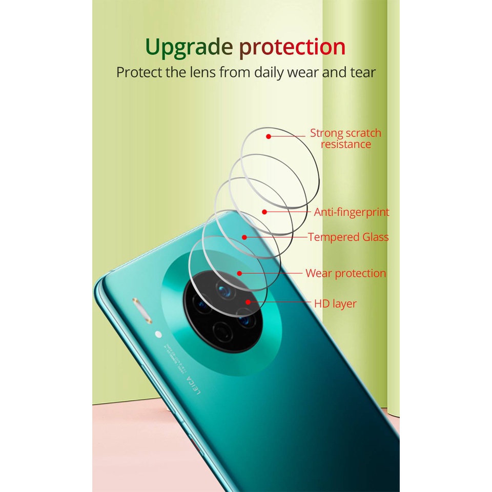 Back Camera Glass Lens Protector For Huawei Mate 20 30 40 Pro Screen Protector For Huawei P20 P30 P40 Pro Tempered Glass Lens