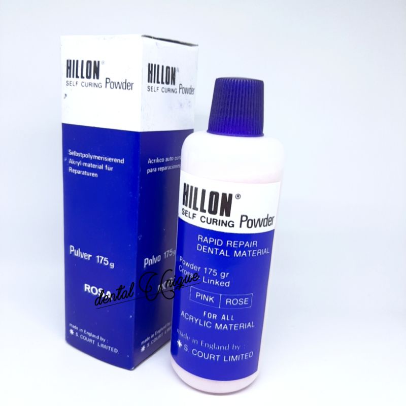Hilon Powder Serat Self Curing 175gr / Bahan Lem Gusian Gigi Palsu