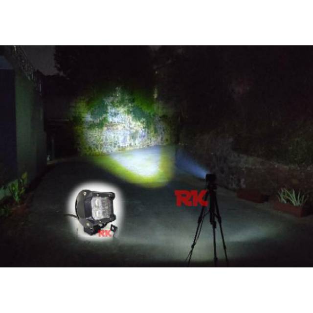 LAMPU SOROT LED CREE 6 MATA FOKUS - LAMPU TEMBAK LED OFFROAD MOBIL DAN MOTOR ARUS DC