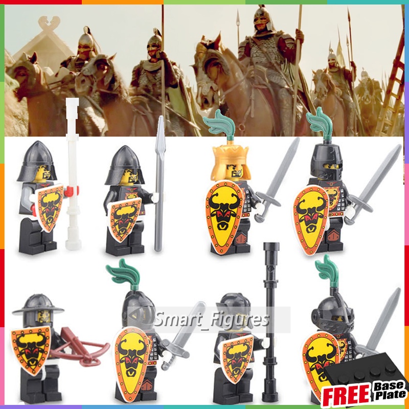 Ax9807 Mainan Balok Bangunsusun Model Lego Bentuk Bull King Knights Untuk Hadiah Anak