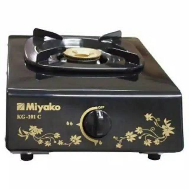 Miyako Kompor Gas 1TungkubTeflon Kg101C / KG101Wayang