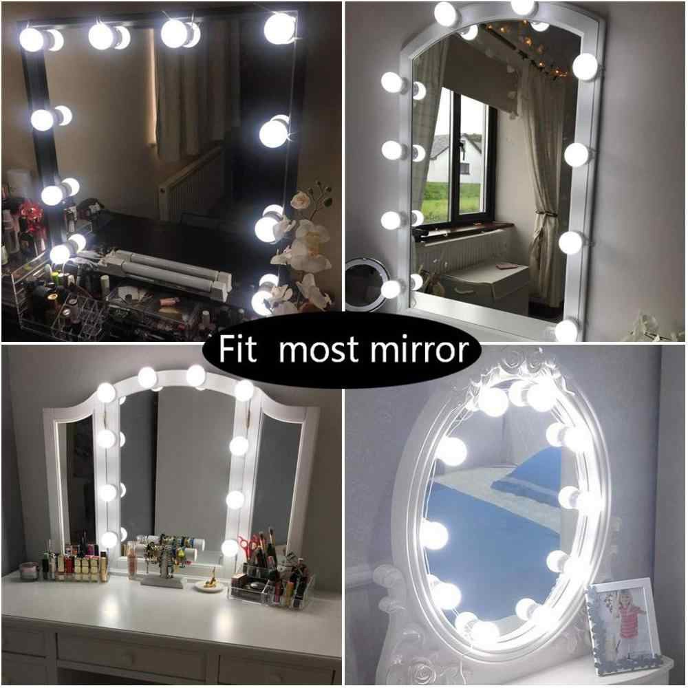 UG Lampu Led Meja Rias Make Up | Lampu Kaca Rias Vanity Mirror Light ( 10 Bohlam )