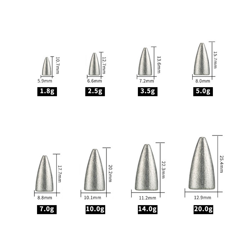 1pc Sinker Pemberat Pancing