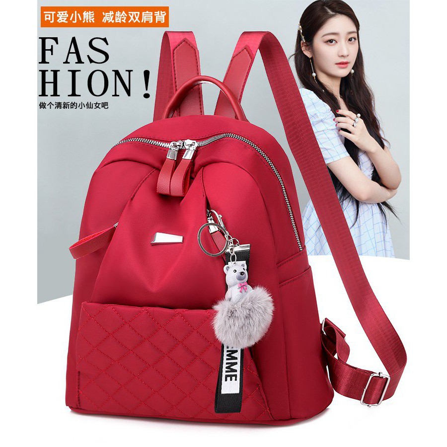 ( 2PC 1KG ) GTBI998012 NEW ARRIVAL TAS IMPORT  RANSEL TERBARU+ASESORIS