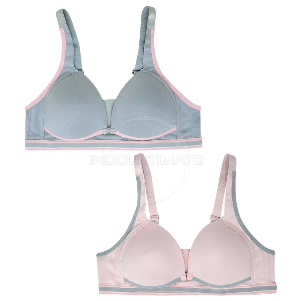 1 Pcs Bra Menyusui Kancing Depan Bra Tanpa Kawat BIM-13 BH Menyusui Bayi Pakaian Dalam Wanita Cewek Perempuan Nursing Bra Maternity Bra