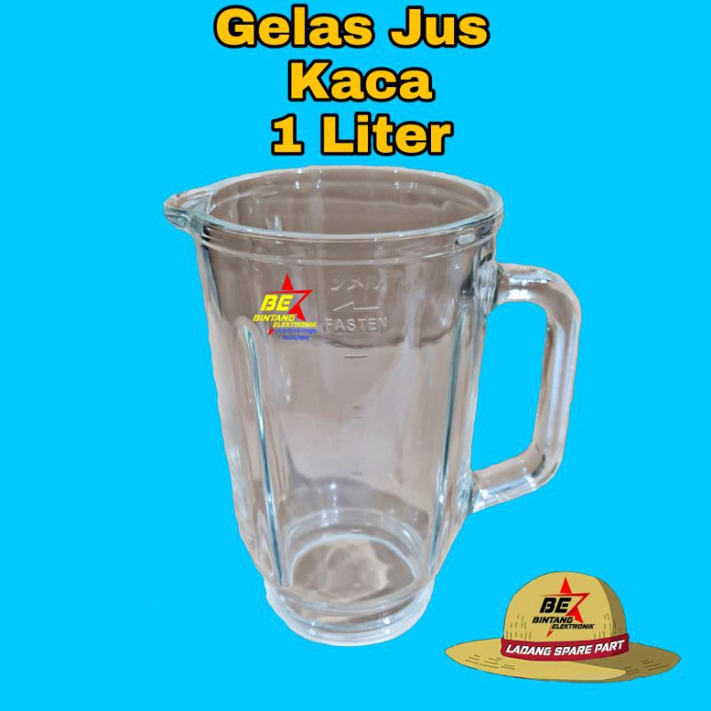 Gelas Tabung Jar jus blender miyako Kaca Glas Blender Beling 1 Liter