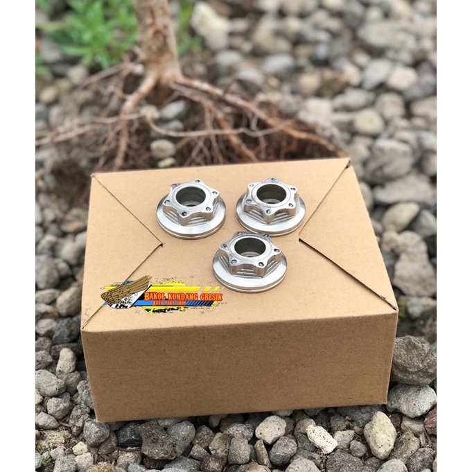 RING T ATAS M10 BAUT14 /MANISAN T ATAS NINJA/GL PNP GL.MP.TIGER RXKING , STAINLISE