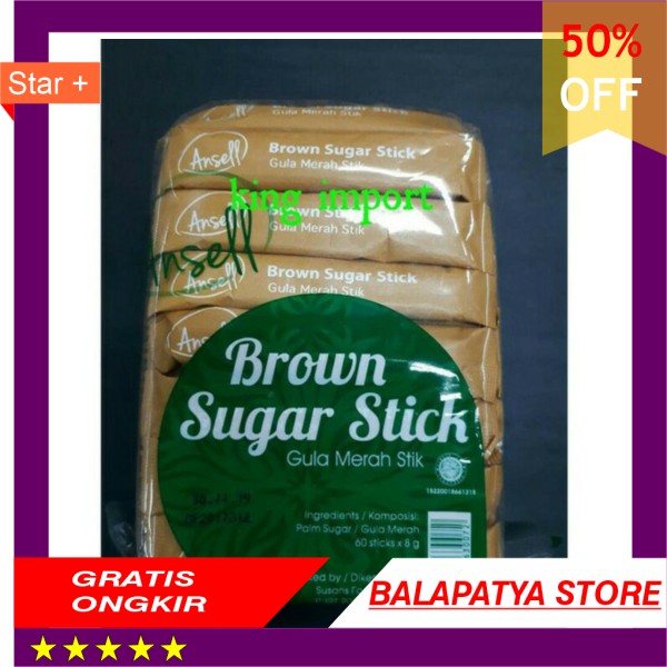 

STOK SISA 9 SAJA ! BURUAN !!! ANSELL BROWN SUGAR STICK