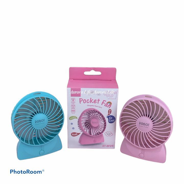 Kipas Angin Portable Mini Robot RT-BF09 Pocket Fan Robot Vivan