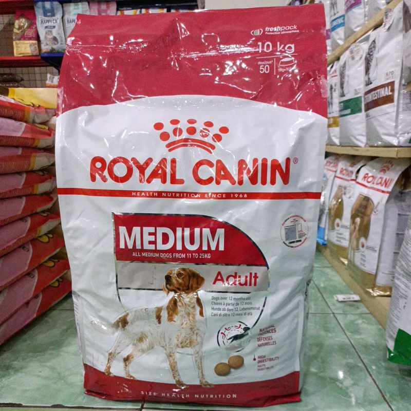 GRAB/GOJEK ROYAL CANIN MEDIUM ADULT 10kg Freshpack/ Rc medium adult