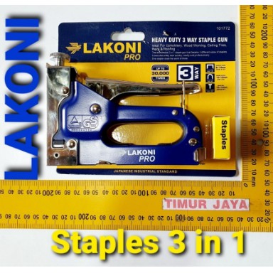 MOLLAR Staple Gun 3 in 1 Way Heavy Duty Staples Tembak hekter jok