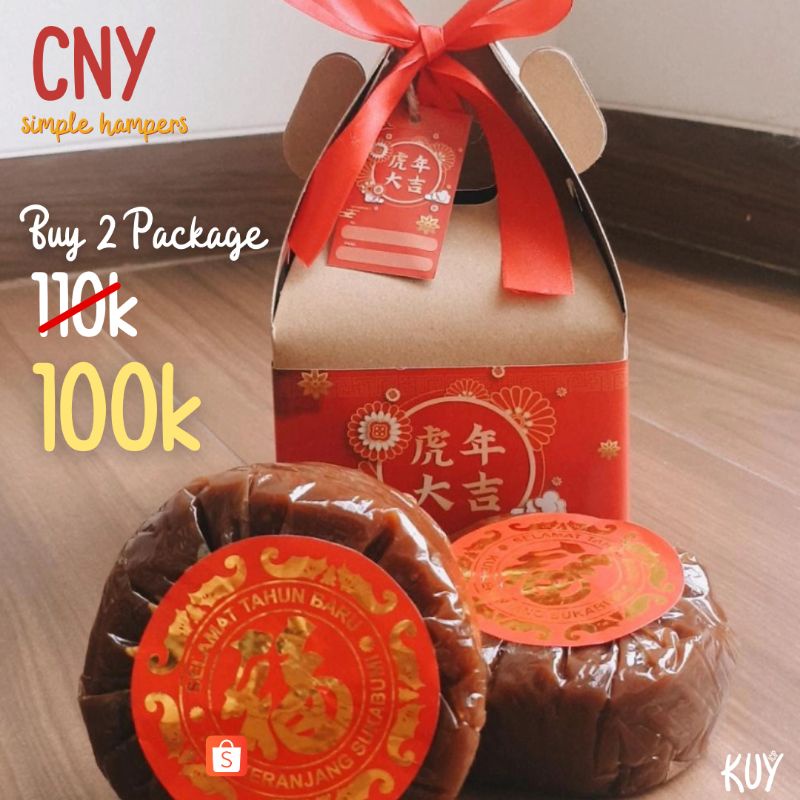 

BUNDLE [ISI 2 PCS] Hampers CNY Imlek Isi Kue Keranjang Premium Quality// Chinese New Year