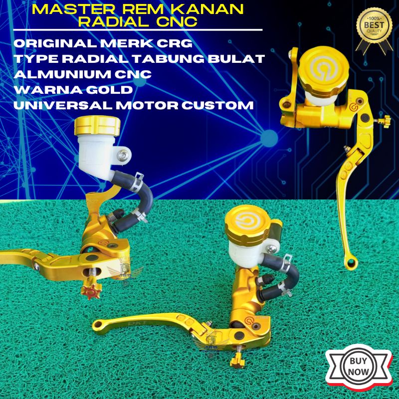 Master Rem Depan Radial CRG Original Gold