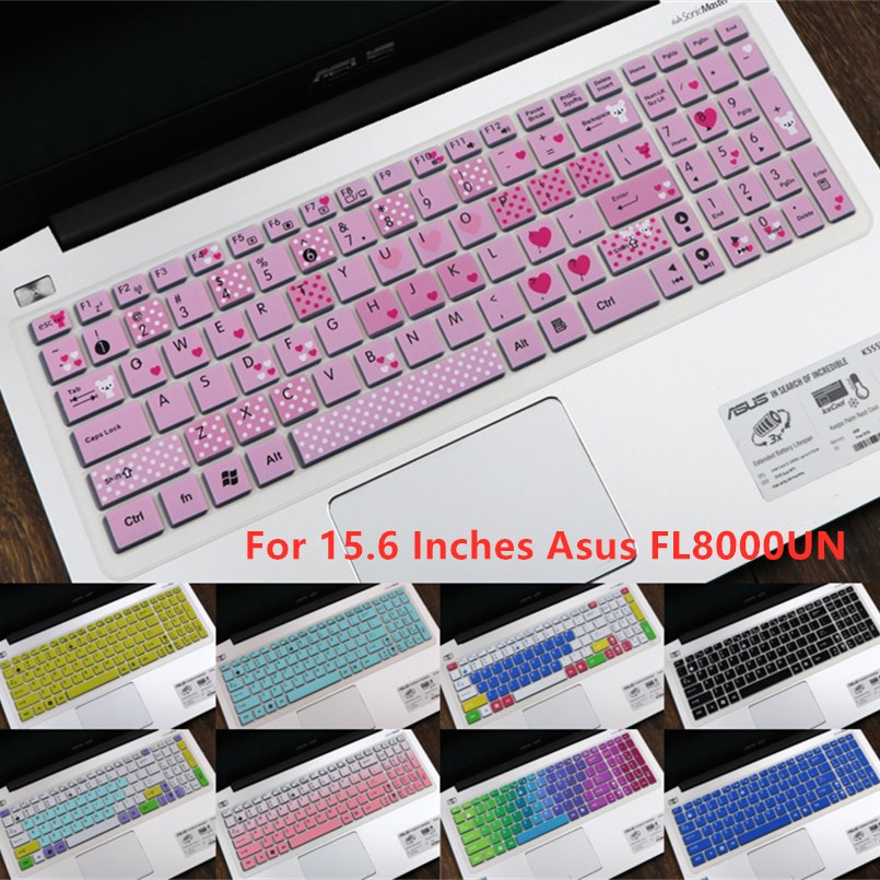 For 15.6 Inches Asus Wanshi 5 Generation FL8000UN Soft Ultra-thin Silicone Laptop Keyboard Cover Protector