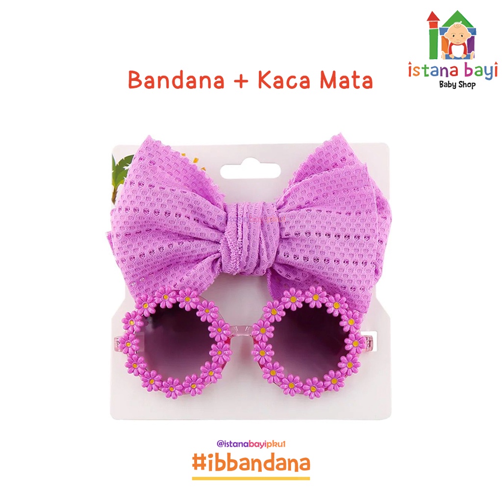 Carterlove Baby Headband + Kacamata /Kacamata anak/Kacamata ala korea