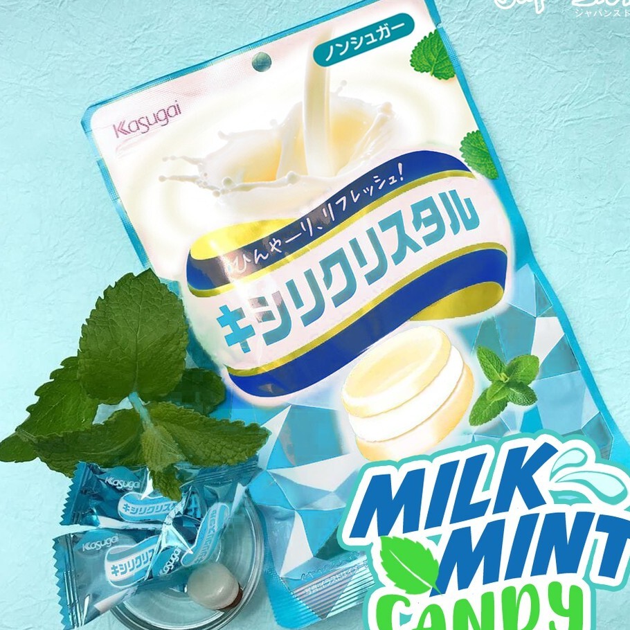 

Kasugai Xylicrystal Milk Mint Candy 71gr . permen jepang impor