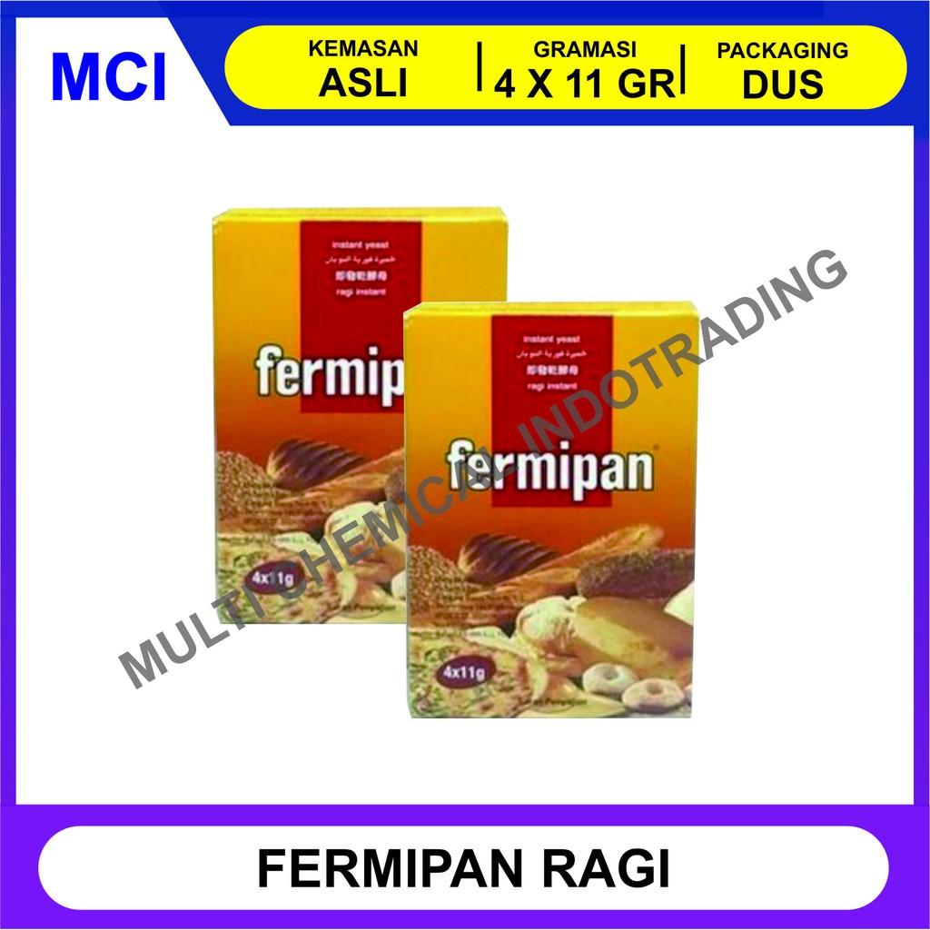 

FERMIPAN / RAGI INSTANT / INSTANT YEAST DUS 4 SACHET X 11 GR