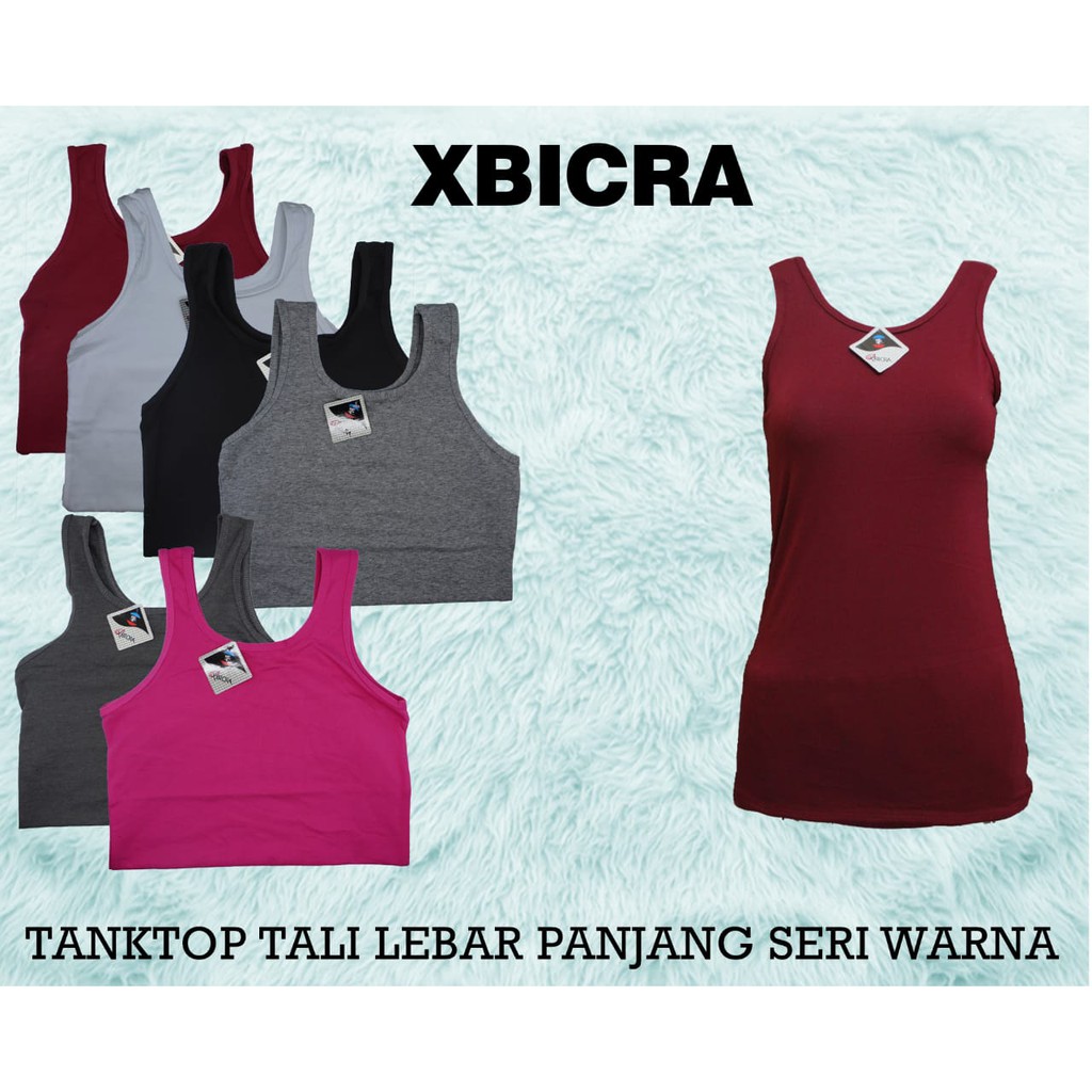 BEE - Tanktop Polos Over Size / Tanktop Premium Wanita BYCRA-4