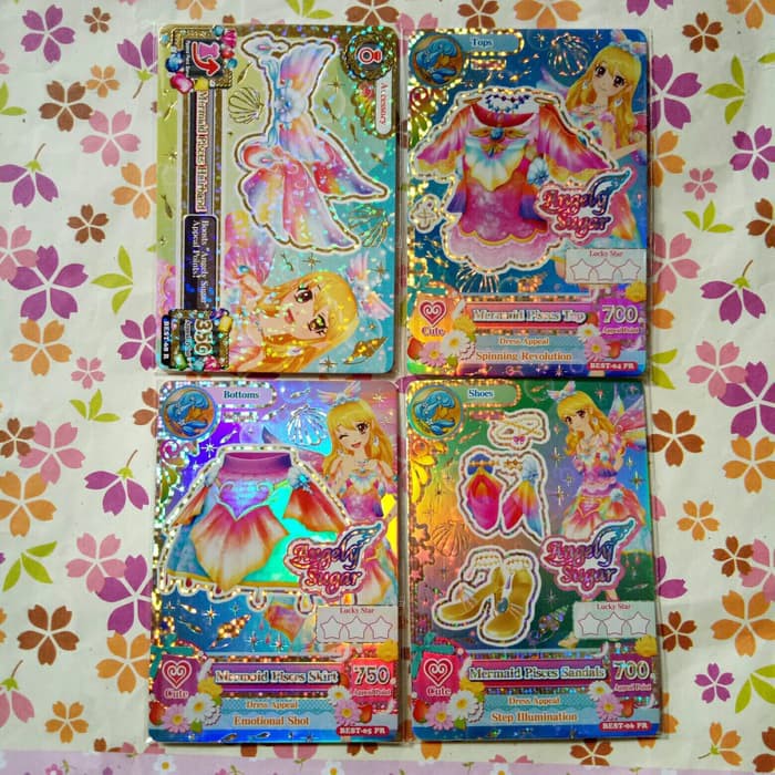aikatsu premium mermaid pisces set versi best