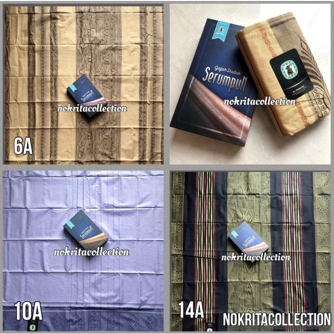 Sarung Gajah Duduk Serumpun Kain Halus Berkualitas Tinggi Baju Muslim