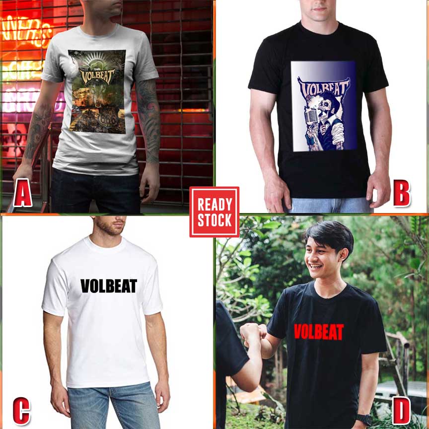 Kaos Volbeat Rock Band Tshirt