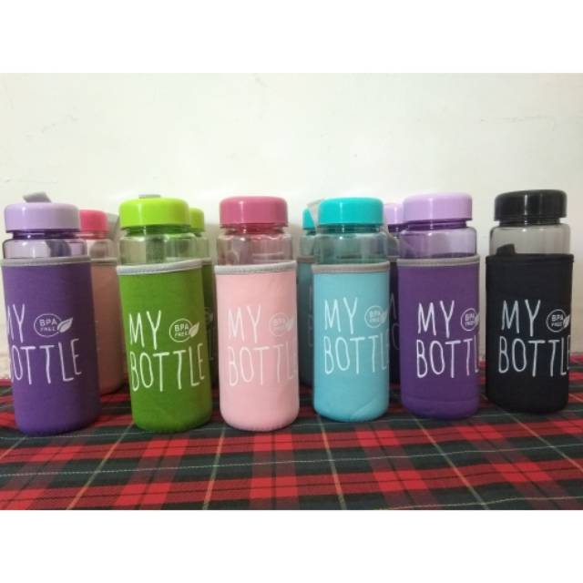 MY BOTTLE FREE POUCH / Infused water / Botol minum Bahan plastik Murah