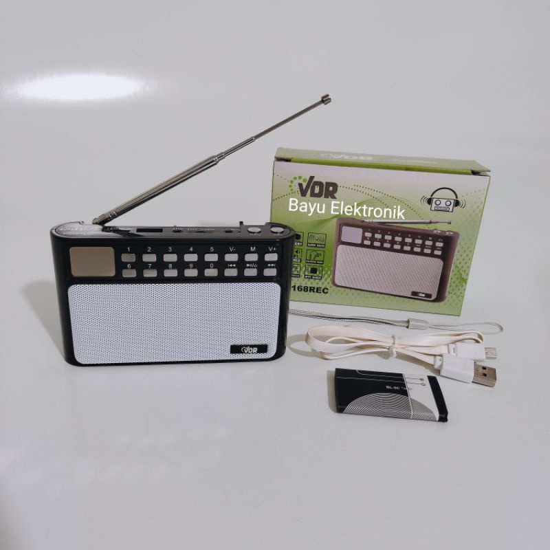Speaker Radio Portabel VDR V-168REC Mega Bass