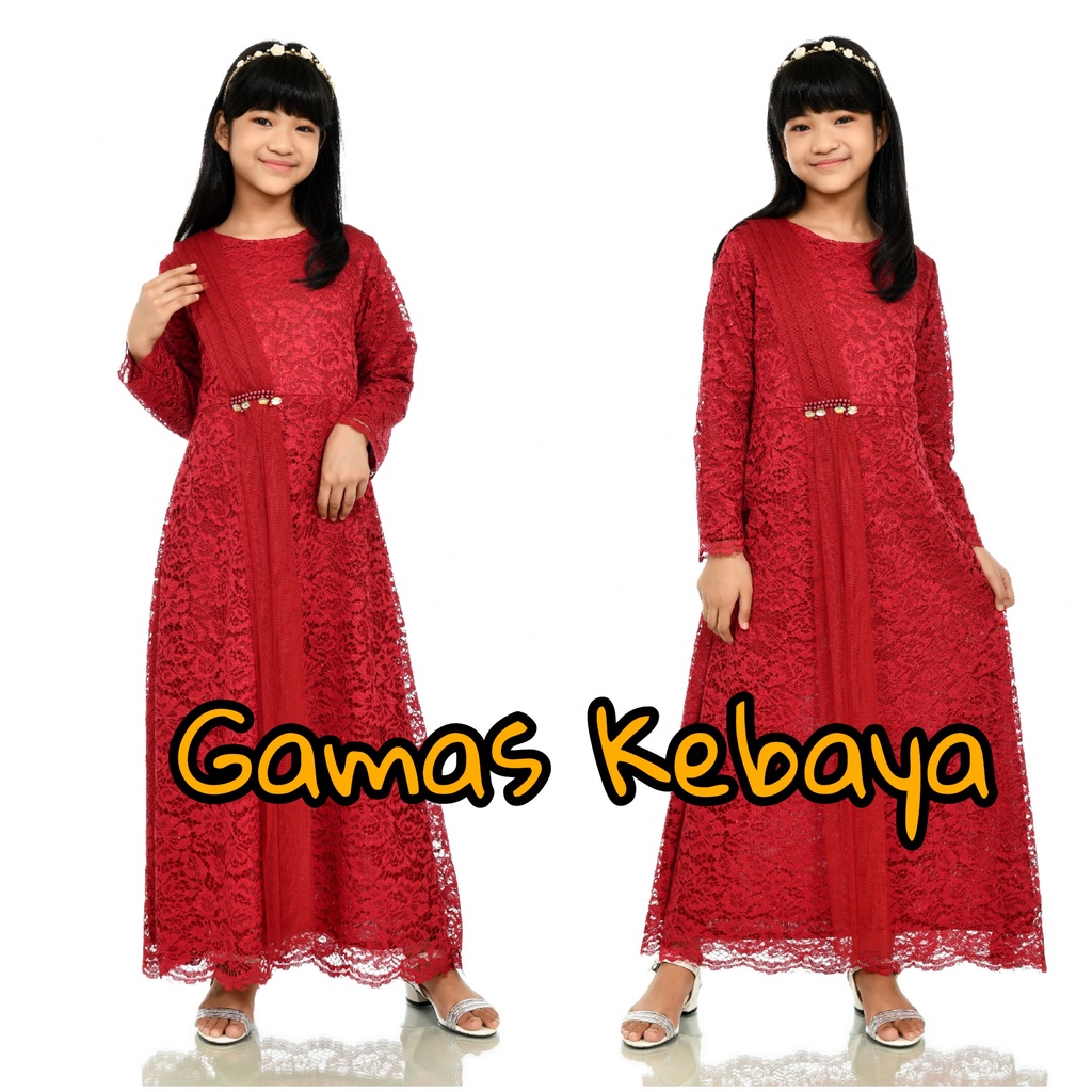 Terlaris &amp; Terbaru Gamis Anak Slayer - Kebaya Anak Slayer - Kebaya Anak Modern - Kebaya Anak Brukat