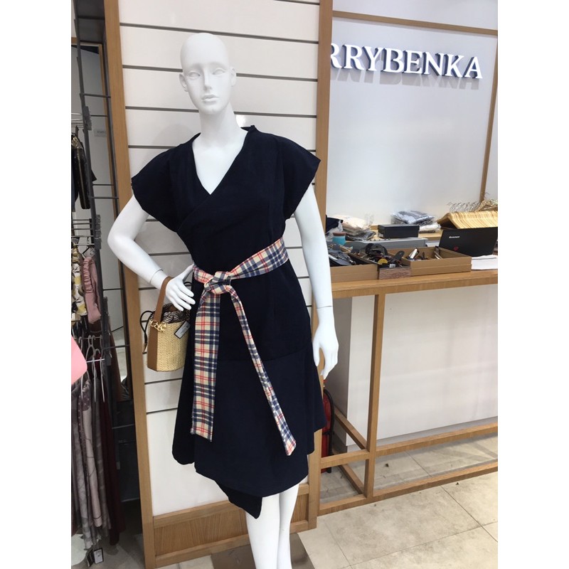 dress navy berrybenka