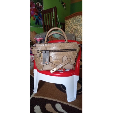 Tas Bellezza Croco Shoulder