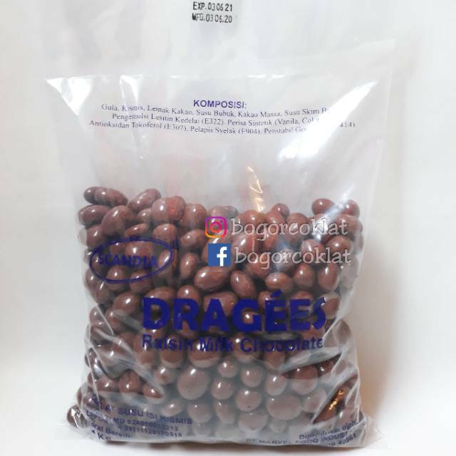 

Coklat Scandia Kismis 1kg