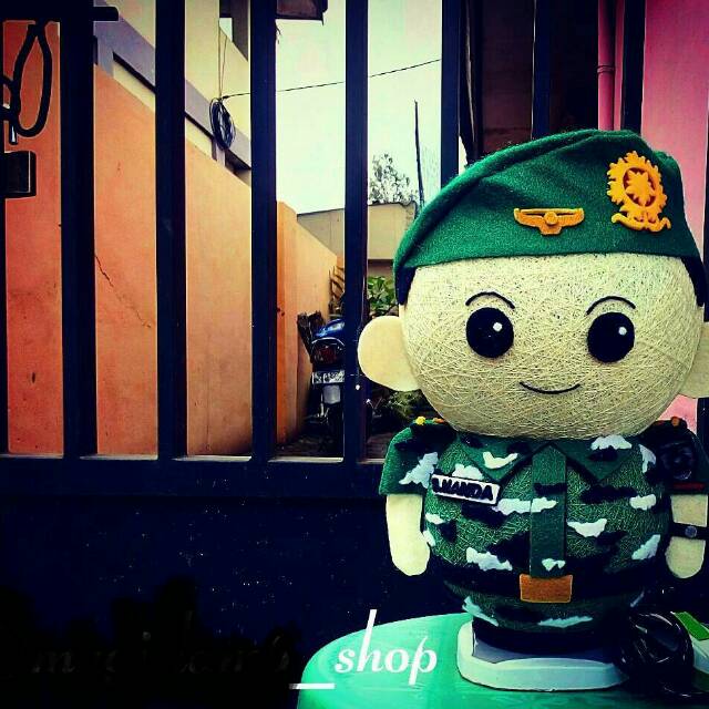 Lampion benang  lampu tidur TNI