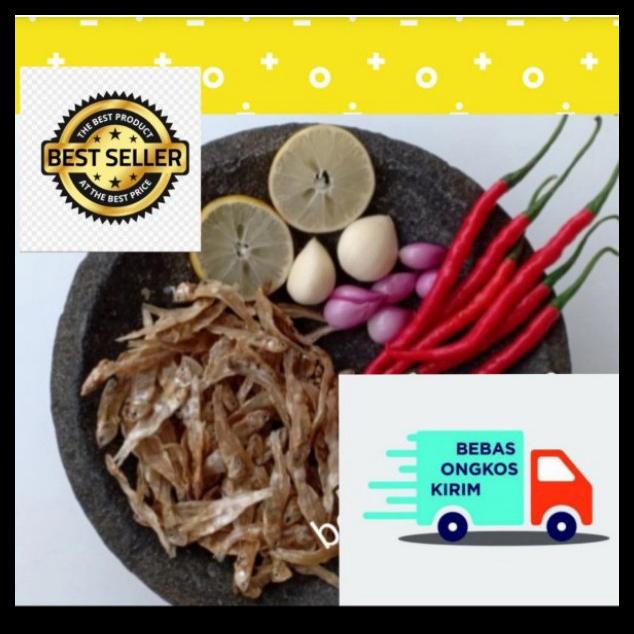 

[READY STOCK] IKAN ASIN TERI TAWAR BUNGA KUNING/TAWAR ASLI GURIH/TANPA BUBUK/500 GR