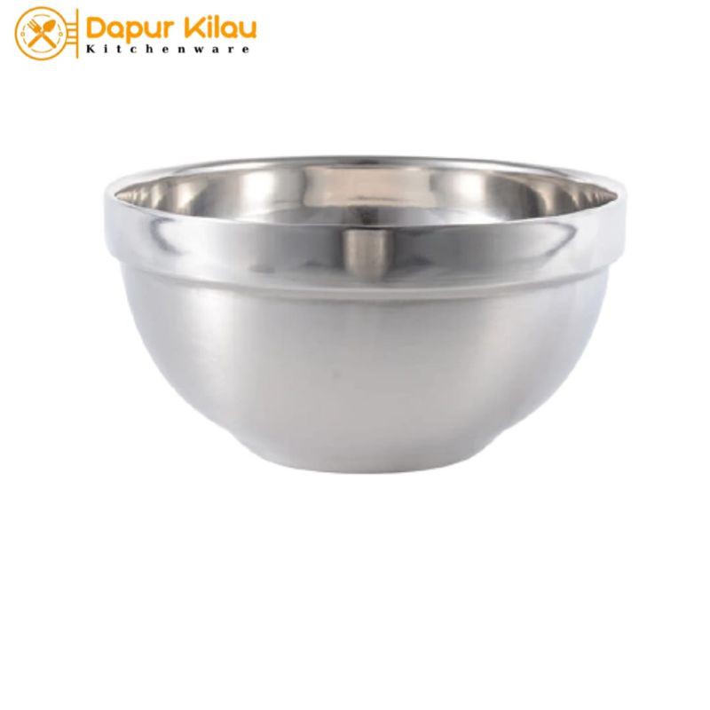 Mangkok Korea Stainless 2 Lapis Anti Panas