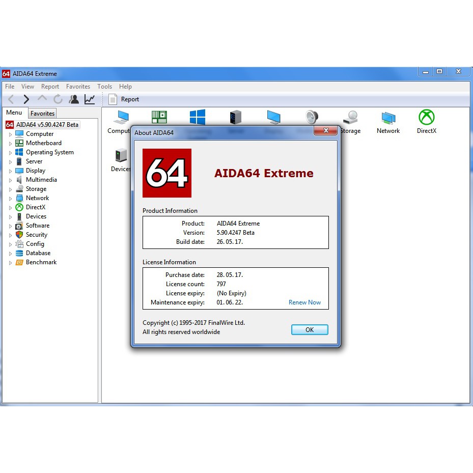 [FULL VERSION] Aida64 Extreme 6 LIFETIME - GARANSI AKTIVASI