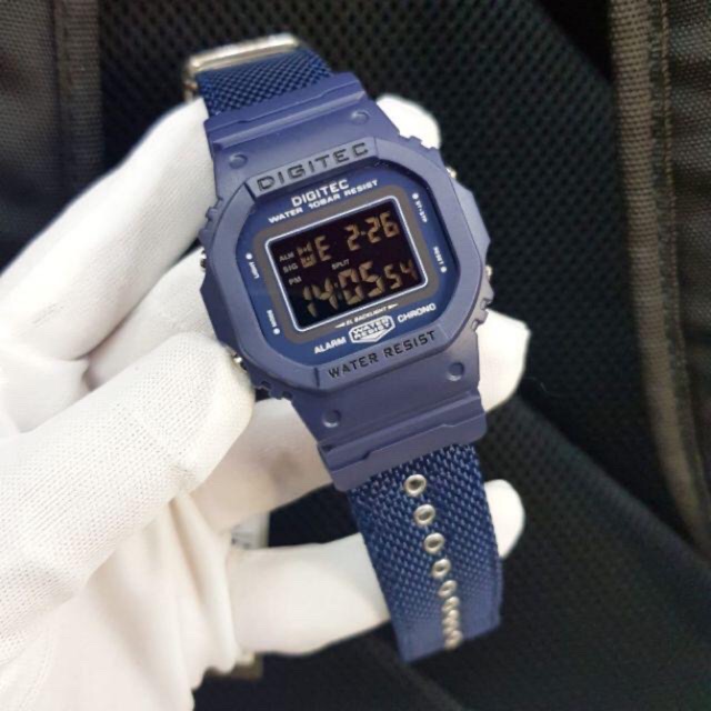 NEW,,, JAM TANGAN DIGITEC 5024/DG-6034 BAHAN KANVAS/ NYLON ORIGINAL WATERPROOF