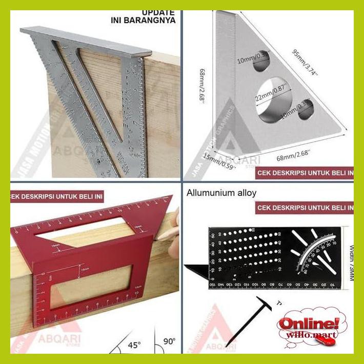 

W4Wr44- Speed Square / Penggaris Segitiga Siku / Y8Tjtu7-
