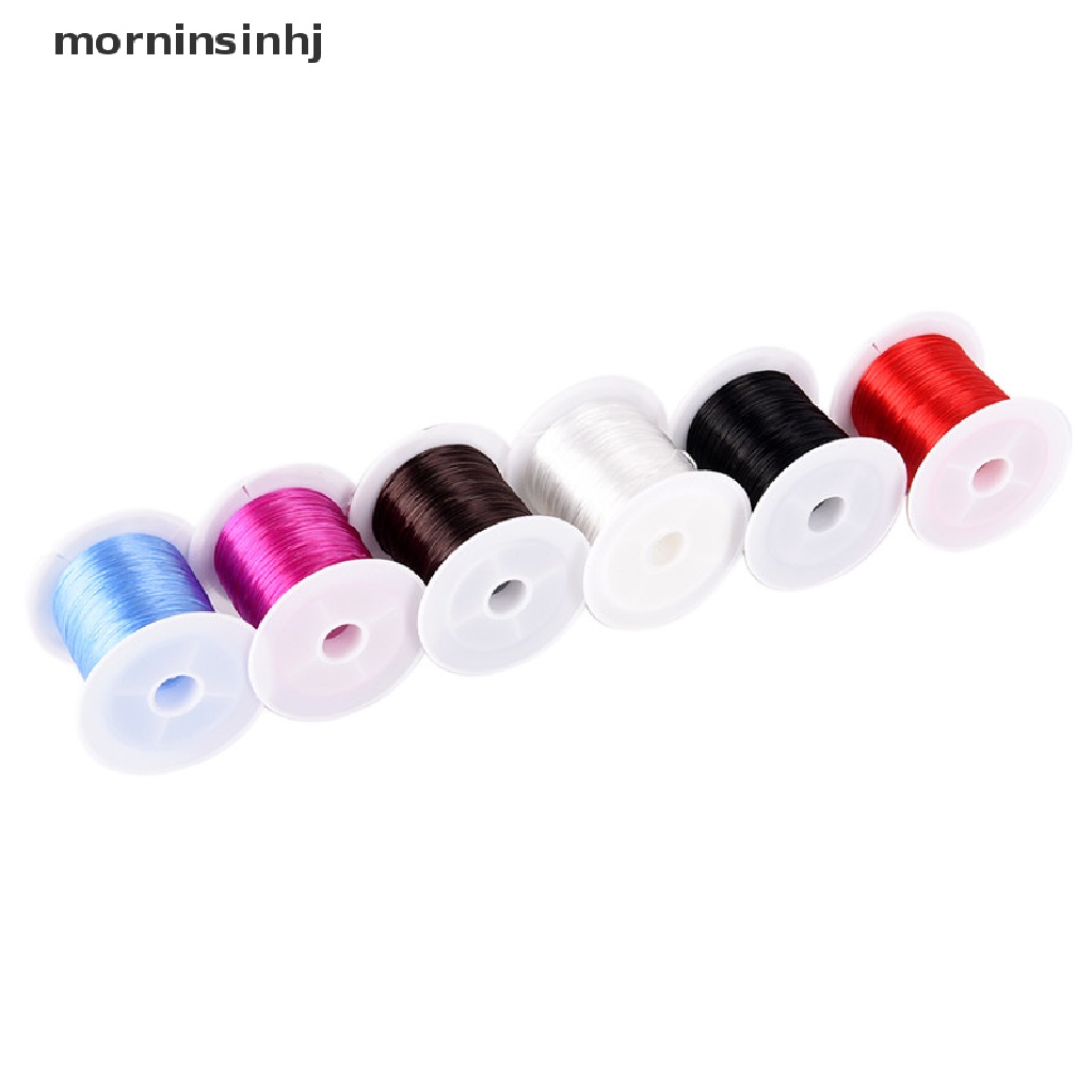 Mor Tali Elastis Kuat Lebar 1mm Untuk Membuat Perhiasan Gelang Diy