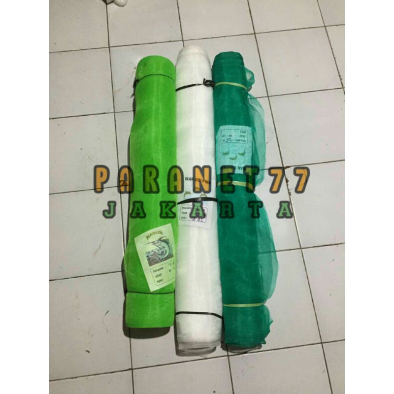 Jaring kasa hijau putih GT300 /screen net/inscren L100cm L90cm x P 50m 1 roll