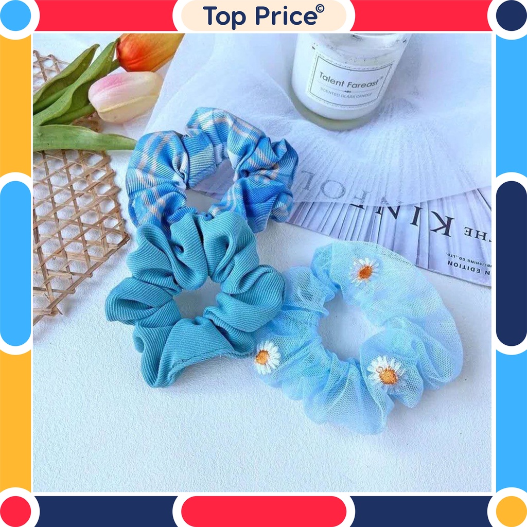 TOP Price COD Ikat Scrunchie  Kuncir Rambut / Karet Gelang Rambut Korea Import AW24