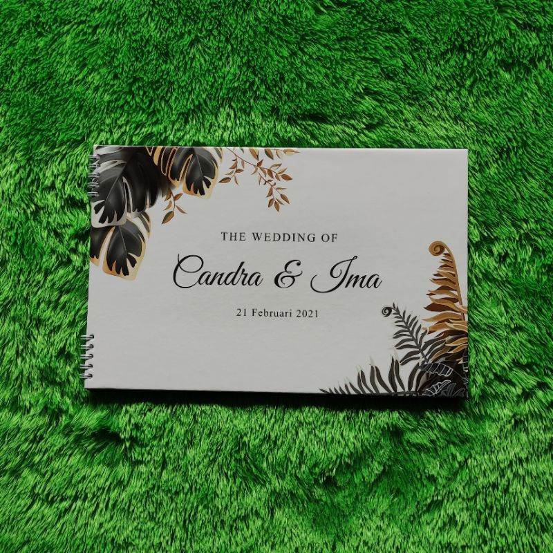 Buku Tamu Pernikahan / Buku Tamu custom / Guestbook Custom / Wedding BK-29