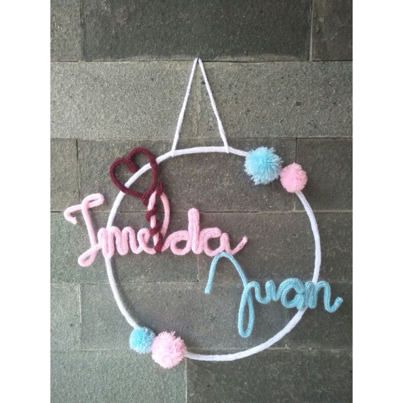 

2 name + Character for wedding gift