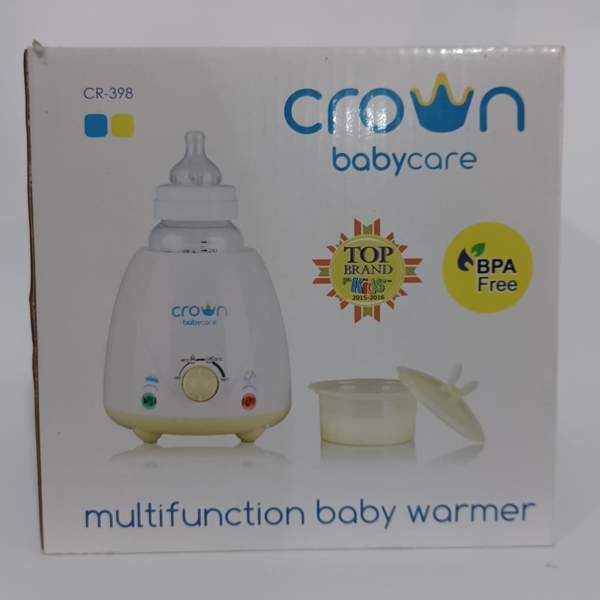 Bottle Warmer CROWN BABY Penghangat Botol Susu Bayi CR 398  CROWN bisa di Mobil &amp; di rumah listrik Bottle WARMER baby