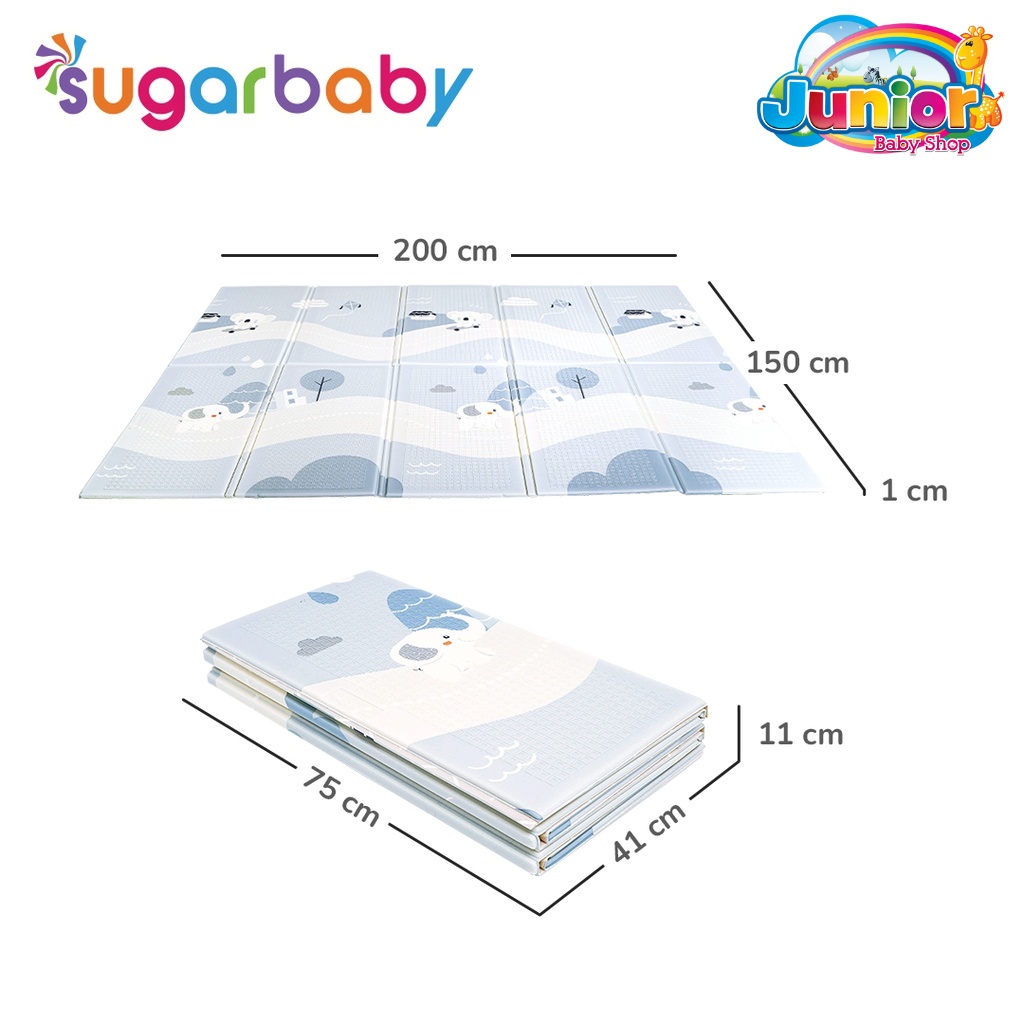 Sugarbaby Foldable Baby Playmat (Nature Series) / Playmat Lipat Anak / Karpet Lipat Bayi / Matras Bayi