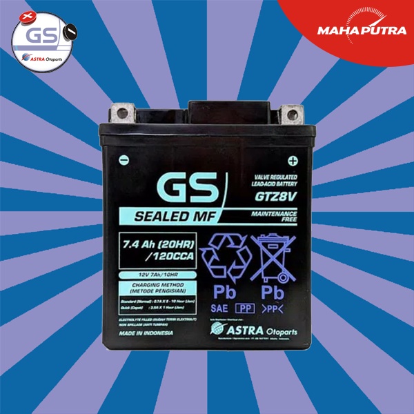 GS Astra MF GTZ-8V Aki Motor